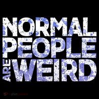 Normal People Are Weird Visor