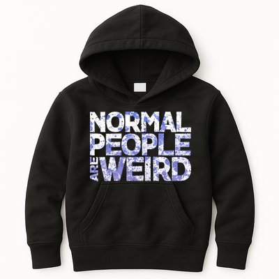 Normal People Are Weird Kids Hoodie