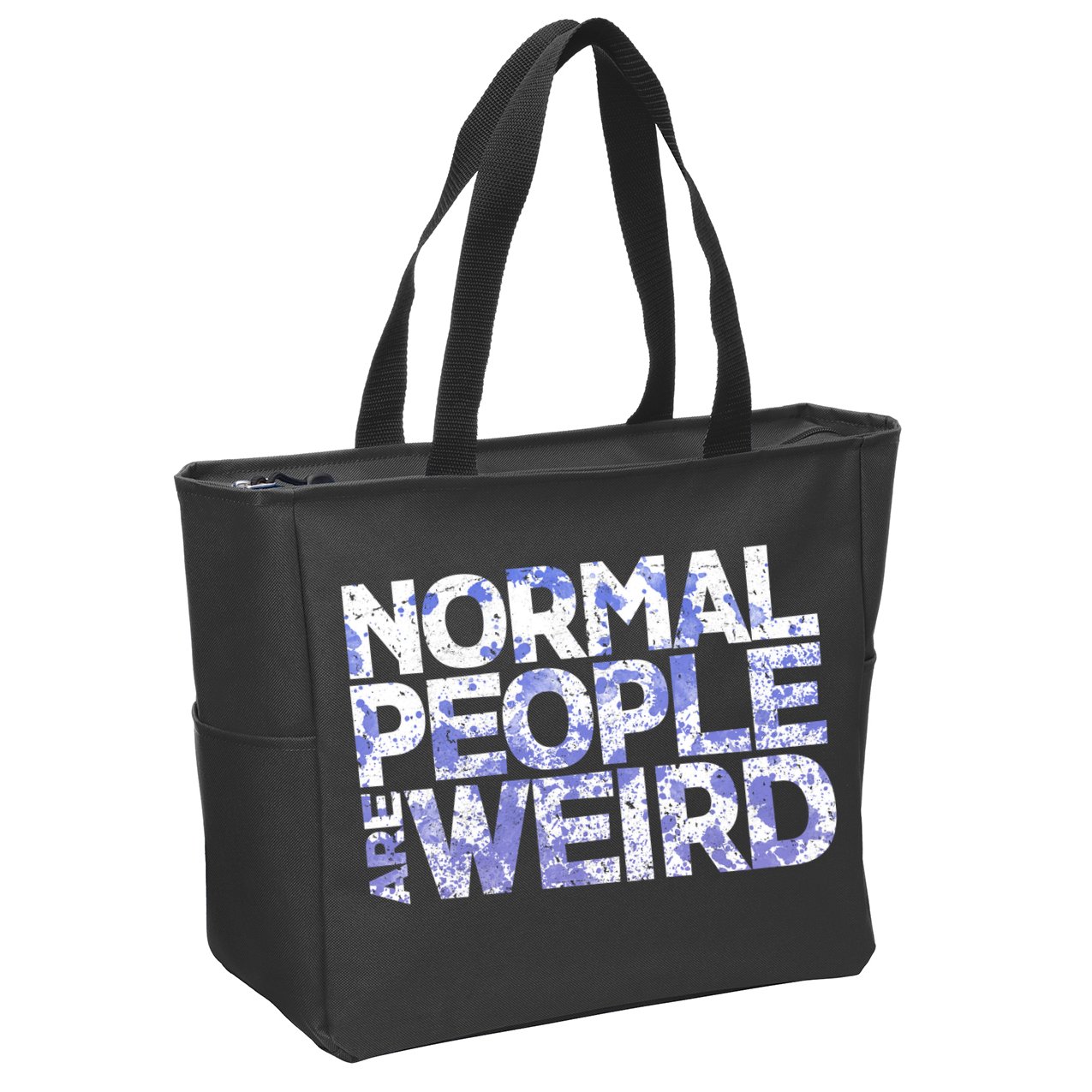 Normal People Are Weird Zip Tote Bag