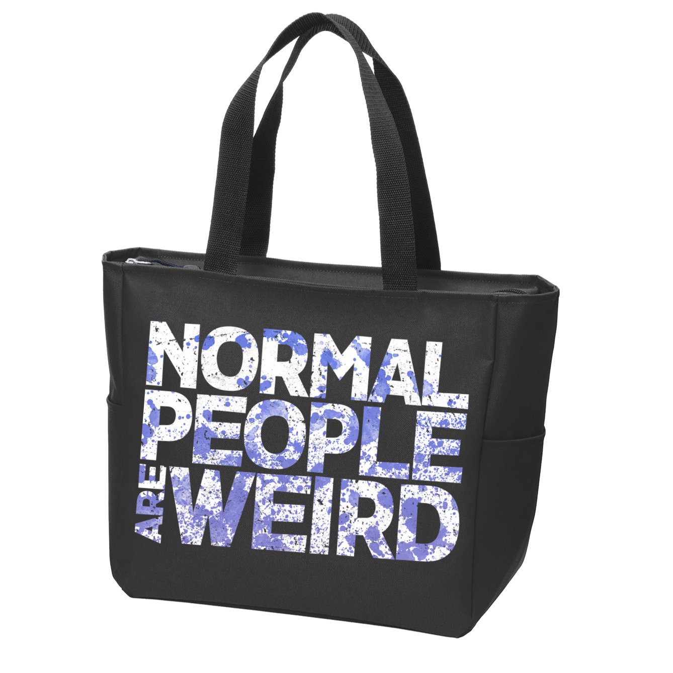 Normal People Are Weird Zip Tote Bag