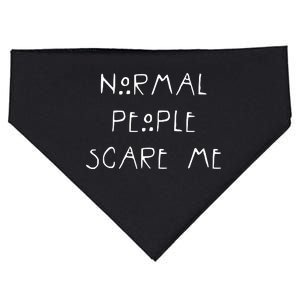 Normal People Scare Me USA-Made Doggie Bandana