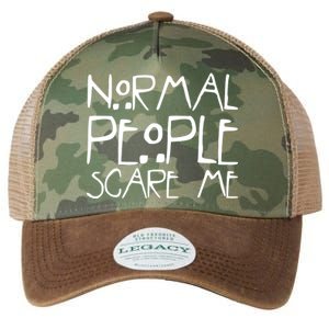 Normal People Scare Me Funny Awkward Weird Legacy Tie Dye Trucker Hat