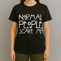Normal People Scare Me Funny Awkward Weird T-Shirt