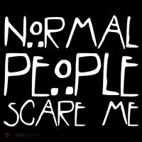 Normal People Scare Me Funny Awkward Weird City Backpack