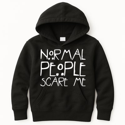 Normal People Scare Me Funny Awkward Weird Kids Hoodie