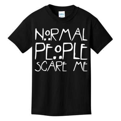 Normal People Scare Me Funny Awkward Weird Kids T-Shirt