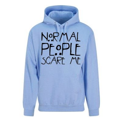 Normal People Scare Me Funny Awkward Weird Unisex Surf Hoodie