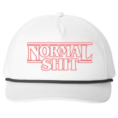 Normal Shit Snapback Five-Panel Rope Hat