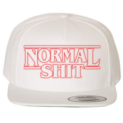 Normal Shit Wool Snapback Cap