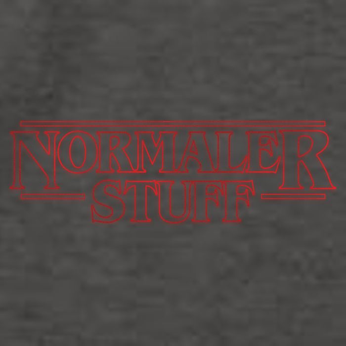 Normaler Stuff Funny Parody Logo Vector Backpack