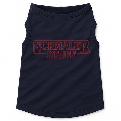 Normaler Stuff Funny Parody Logo Doggie Tank