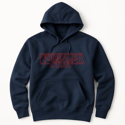 Normaler Stuff Funny Parody Logo Hoodie