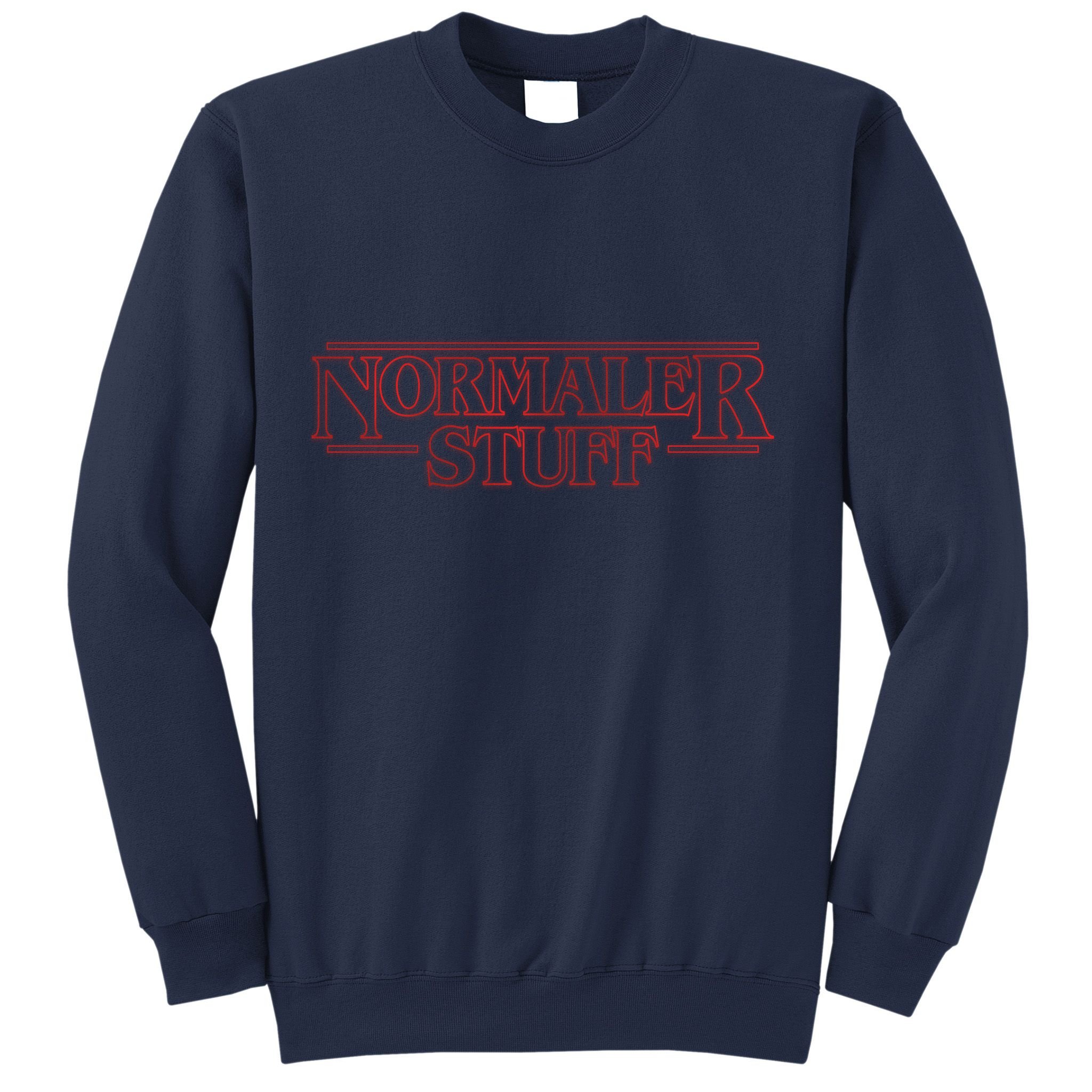 Normaler Stuff Funny Parody Logo Sweatshirt