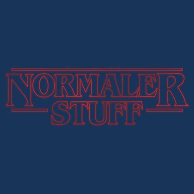 Normaler Stuff Funny Parody Logo T-Shirt