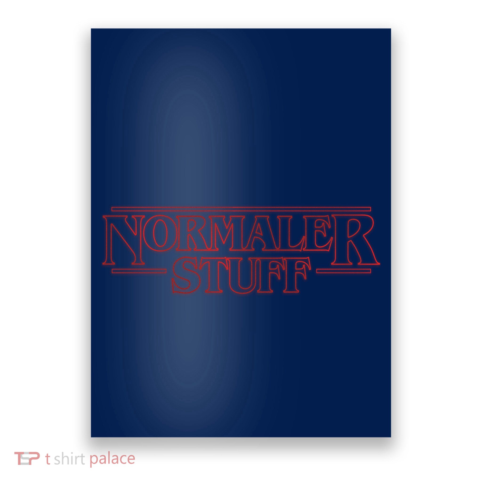 Normaler Stuff Funny Parody Logo Poster