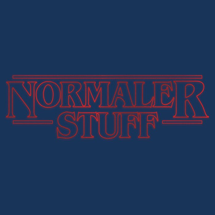 Normaler Stuff Funny Parody Logo Baby Bodysuit