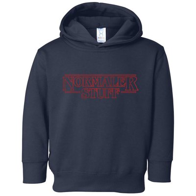 Normaler Stuff Funny Parody Logo Toddler Hoodie