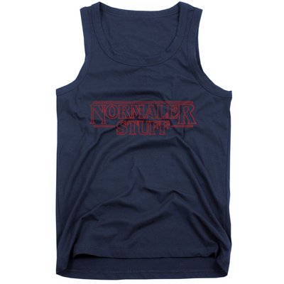 Normaler Stuff Funny Parody Logo Tank Top