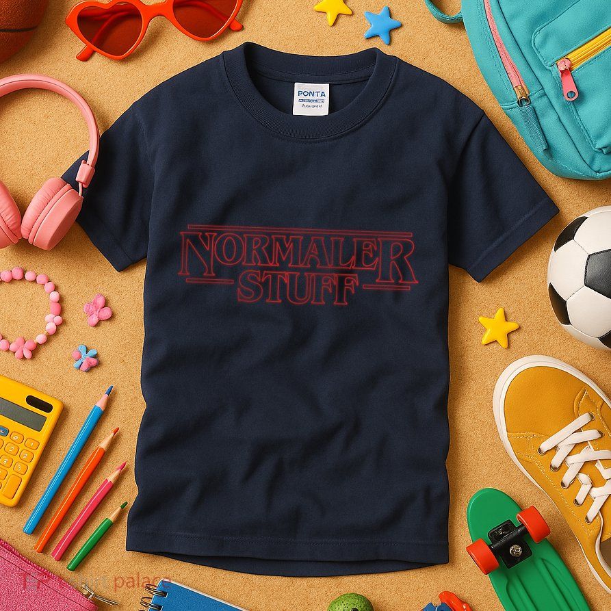 Normaler Stuff Funny Parody Logo Kids T-Shirt