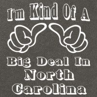 North Carolina Big Deal Cotton Canvas Backpack