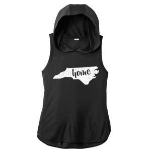 North Carolina Home State Ladies PosiCharge Tri-Blend Wicking Draft Hoodie Tank