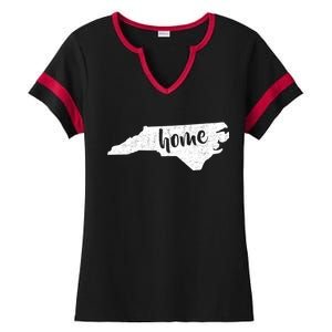 North Carolina Home State Ladies Halftime Notch Neck Tee