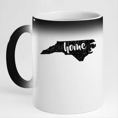 North Carolina Home State 11oz Black Color Changing Mug