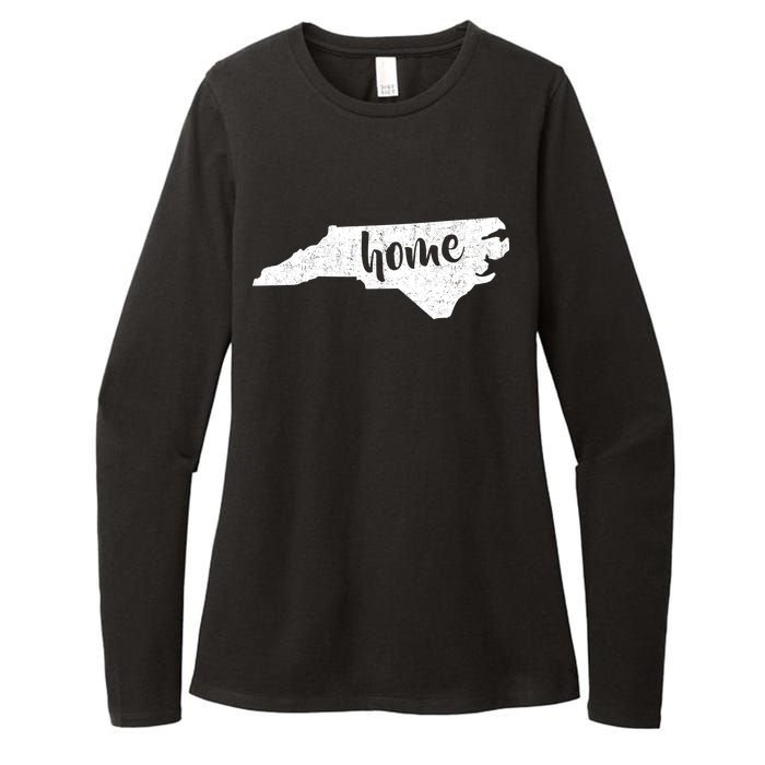 North Carolina Home State Womens CVC Long Sleeve Shirt