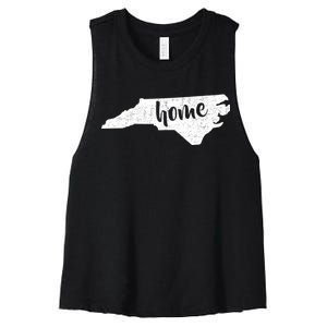 North Carolina Home State Women's Racerback Cropped Tank