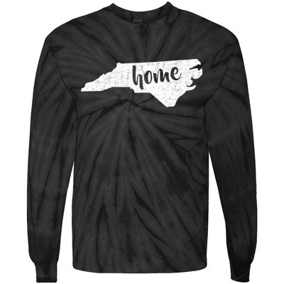 North Carolina Home State Tie-Dye Long Sleeve Shirt