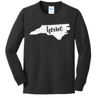 North Carolina Home State Kids Long Sleeve Shirt