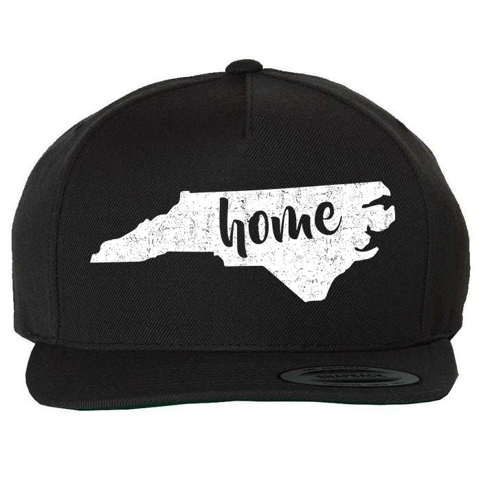 North Carolina Home State Wool Snapback Cap