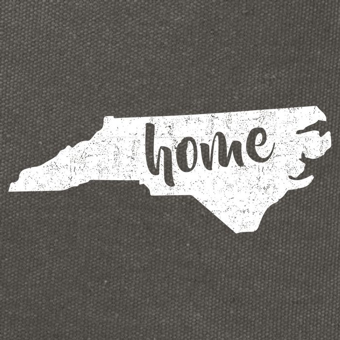 North Carolina Home State Cotton Canvas Backpack