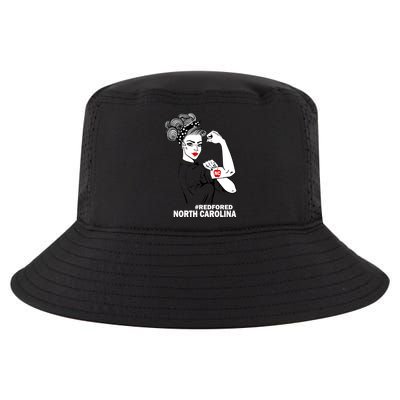 North Carolina NC Red For Ed Strong Cool Comfort Performance Bucket Hat