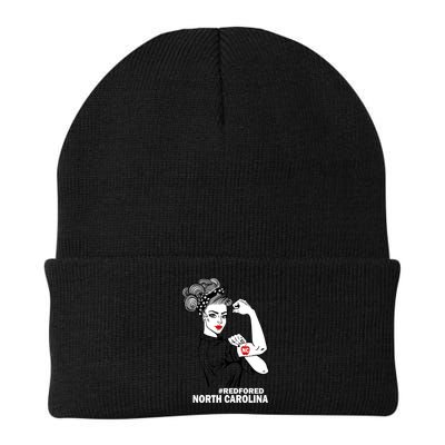 North Carolina NC Red For Ed Strong Beanie