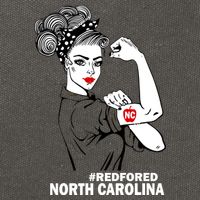 North Carolina NC Red For Ed Strong Cotton Canvas Backpack
