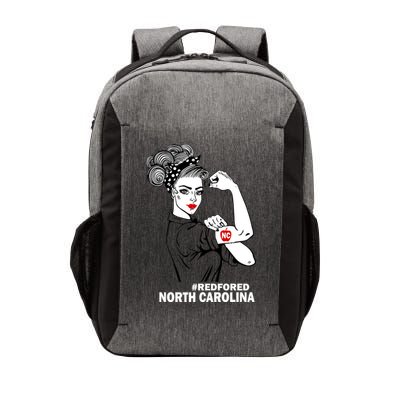 North Carolina NC Red For Ed Strong Vector Backpack