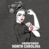 North Carolina NC Red For Ed Strong Vector Backpack