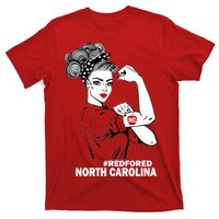 North Carolina NC Red For Ed Strong T-Shirt