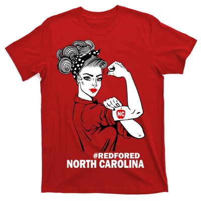 North Carolina NC Red For Ed Strong T-Shirt