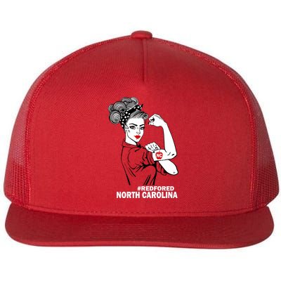 North Carolina NC Red For Ed Strong Flatbill Hat