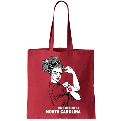 North Carolina NC Red For Ed Strong Bag