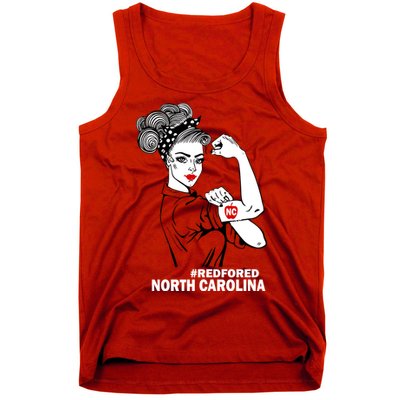 North Carolina NC Red For Ed Strong Tank Top