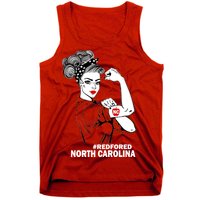 North Carolina NC Red For Ed Strong Tank Top