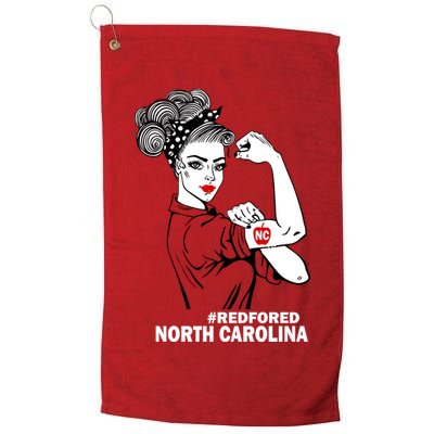 North Carolina NC Red For Ed Strong Golf Towel
