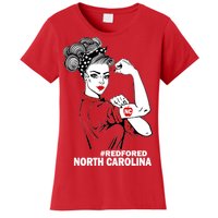 North Carolina NC Red For Ed Strong Women's T-Shirt