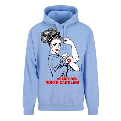 North Carolina NC Red For Ed Strong Unisex Surf Hoodie