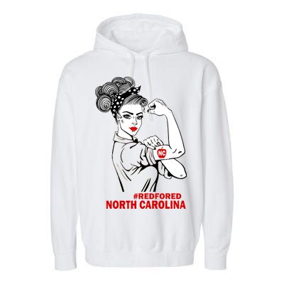 North Carolina NC Red For Ed Strong Garment-Dyed Fleece Hoodie