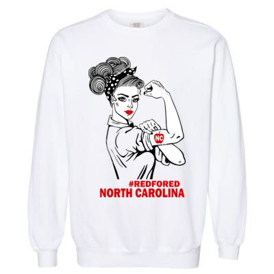 North Carolina NC Red For Ed Strong Garment-Dyed Sweatshirt