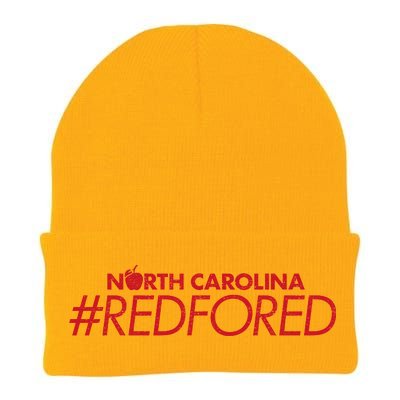 North Carolina Red For Ed Knit Cap Winter Beanie